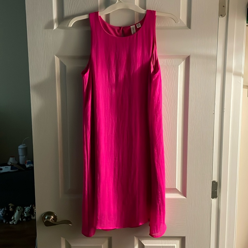 Hot pink dress